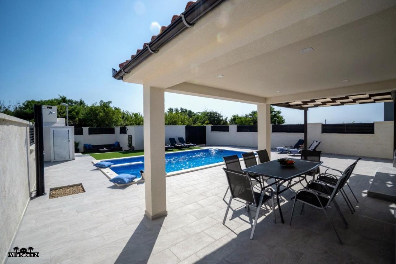Villas Sabun - Modern House With Heated Pool Privlaka  Dış mekan fotoğraf