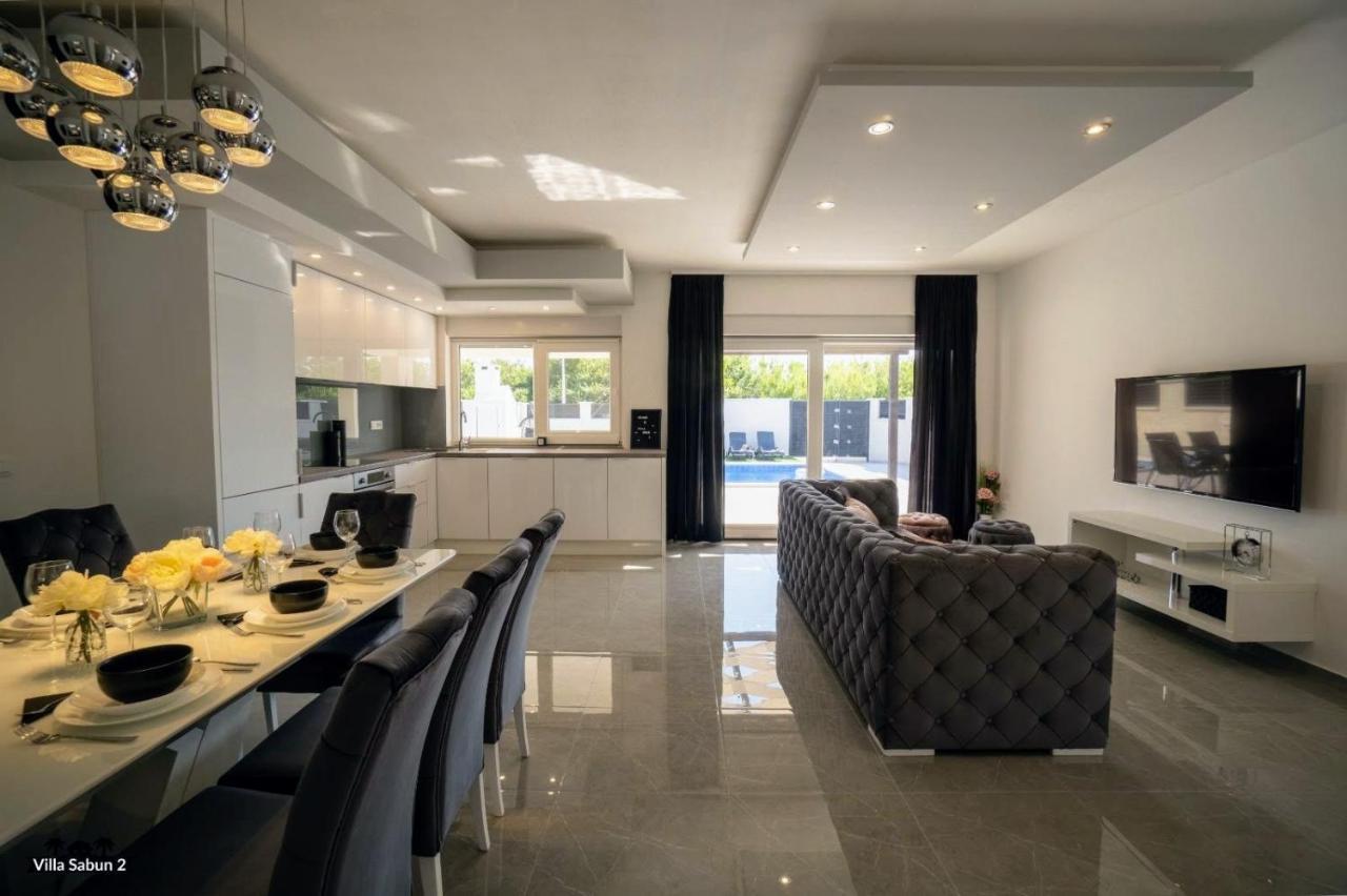 Villas Sabun - Modern House With Heated Pool Privlaka  Dış mekan fotoğraf