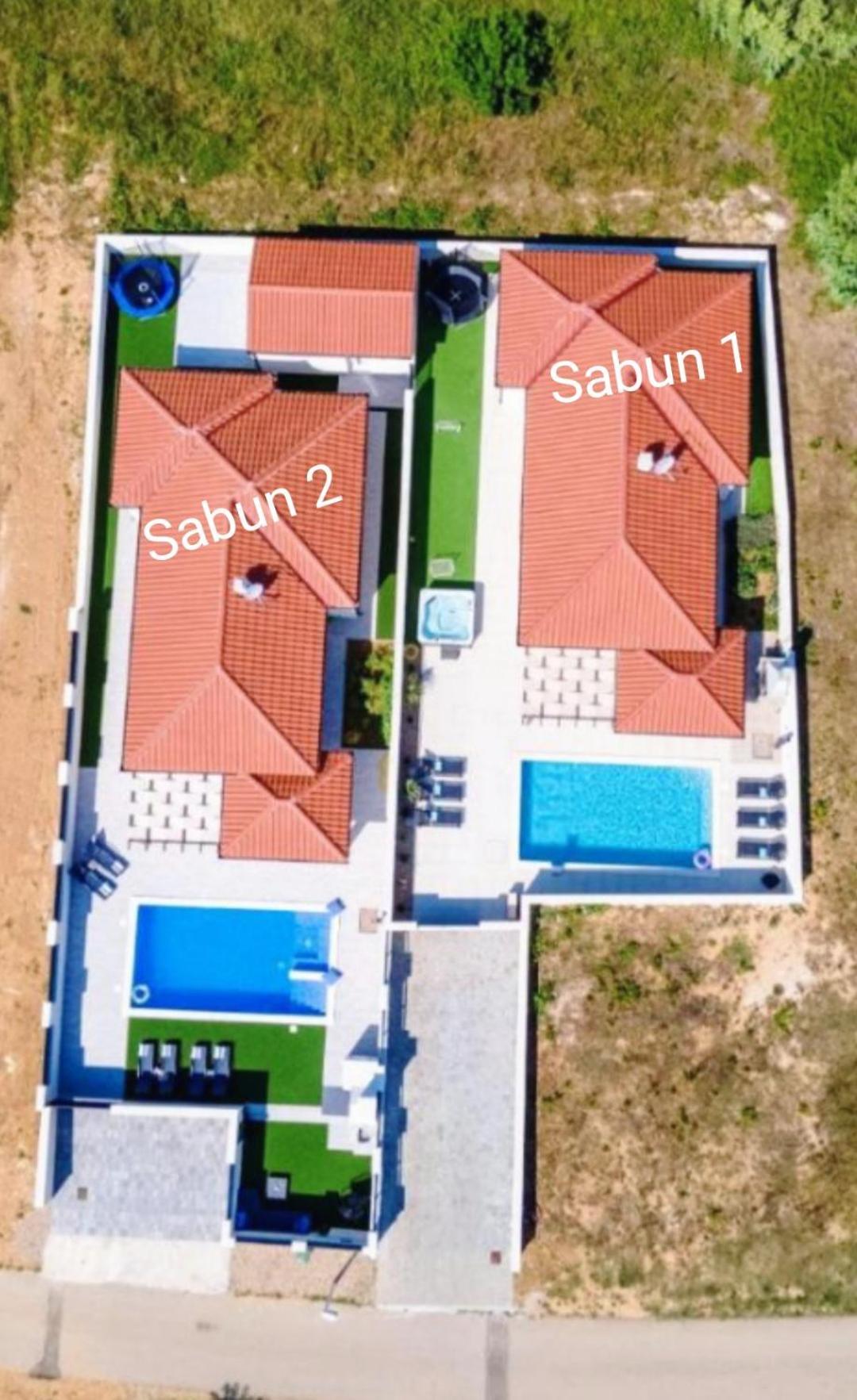 Villas Sabun - Modern House With Heated Pool Privlaka  Dış mekan fotoğraf